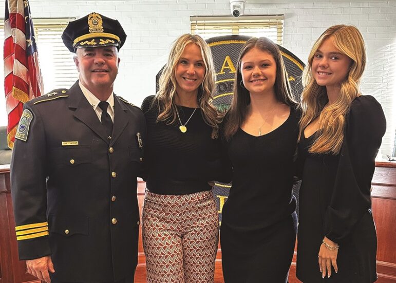 Trinity Sansom Police Chief Scott Sansom lands his “dream job” | Granby Drummer