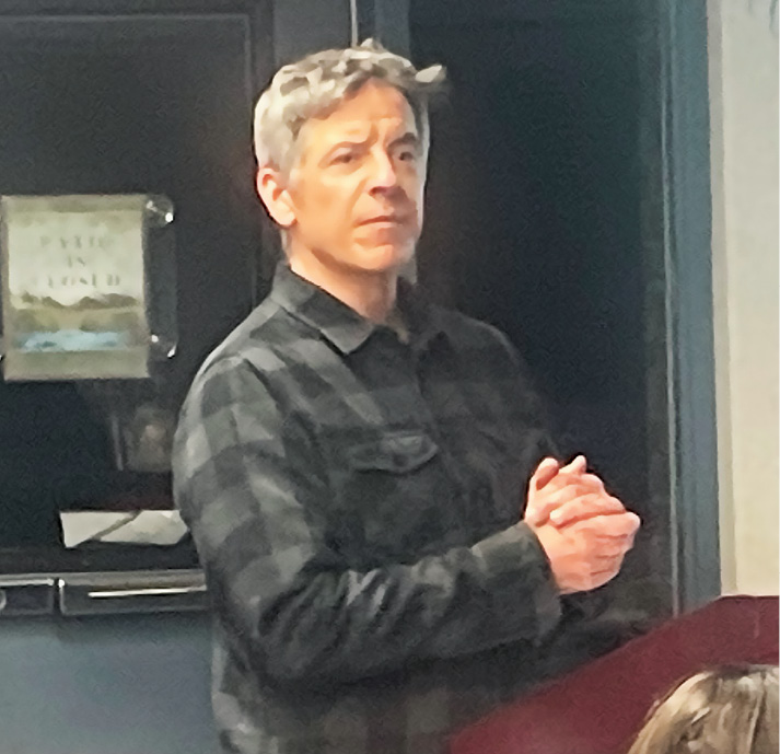 Farmer Joe discussed soil and sustainability